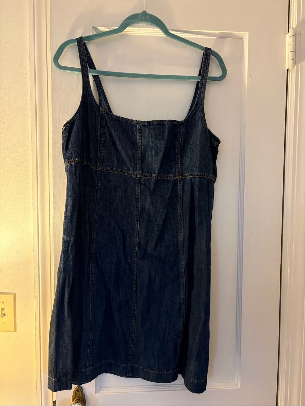 J. Crew Dark Denim Mini Dress